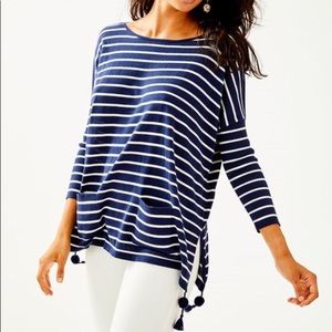 NWT Lilly Pulitzer Elba Sweater True Navy
